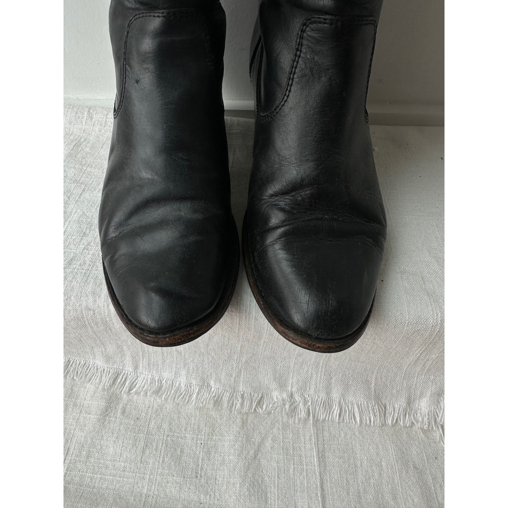 FRYE Jackie 76575 Women's 6.5B Black Leather Western Riding Boots MEXICO - Picture 14 of 14
